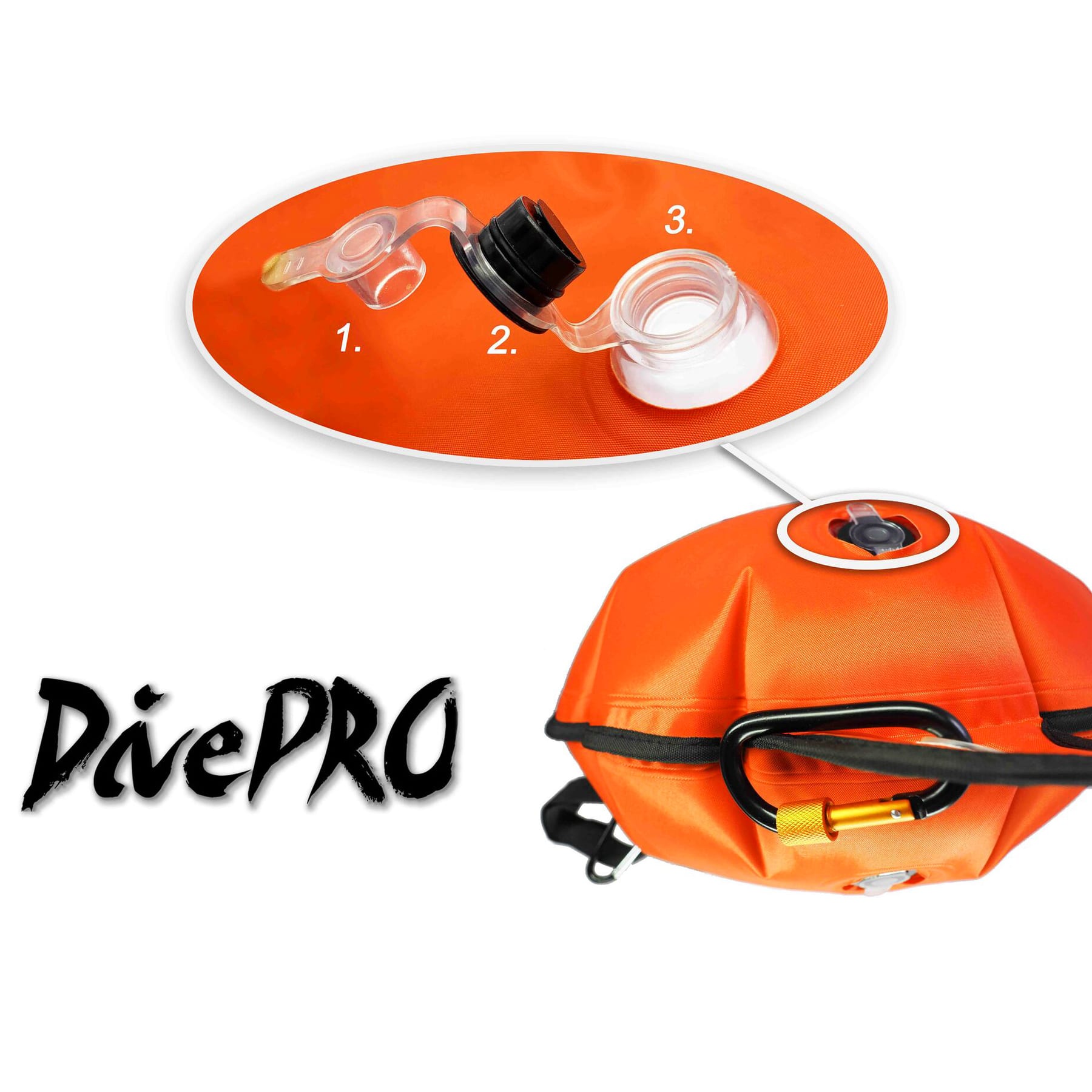 DivePRO Spearfishing Float Dry Bag 30L 420 Denier Nylon